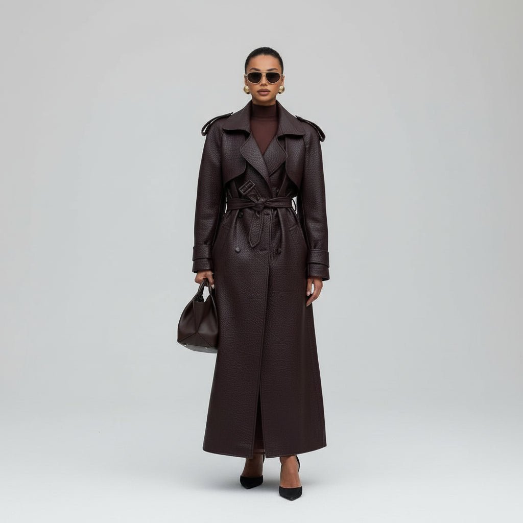 The Valeria Long Coat - Luxe Atire