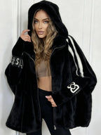 Elodie Plush Hooded Jacket