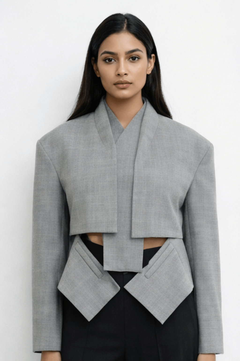 Cut-out Woven Jacket