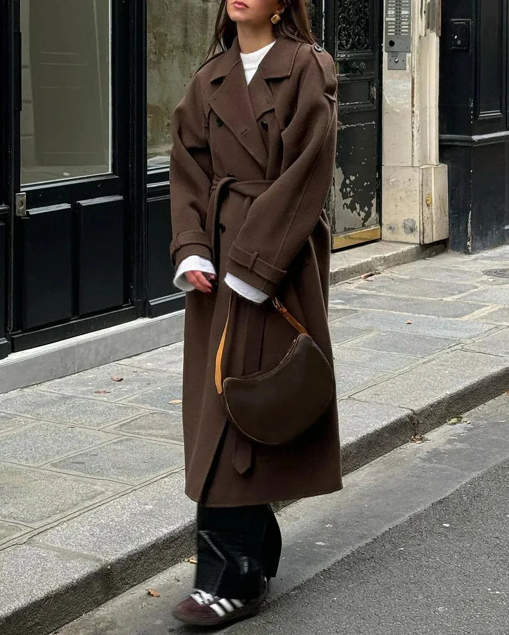 The Renata Classic Brown Coat