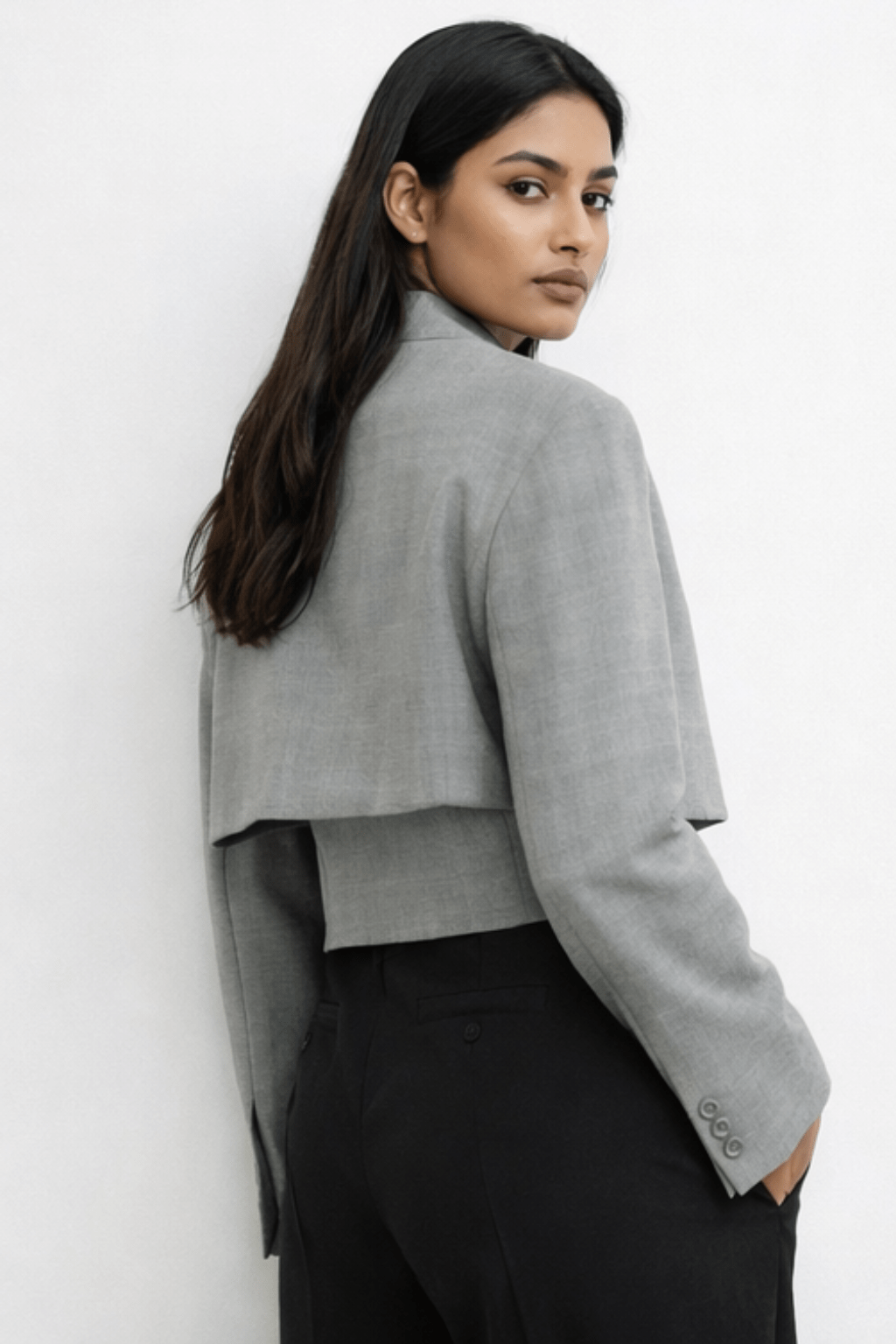 Cut-out Woven Jacket