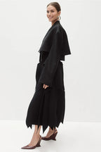 Cut - out Woven Jacket - Luxe Atire