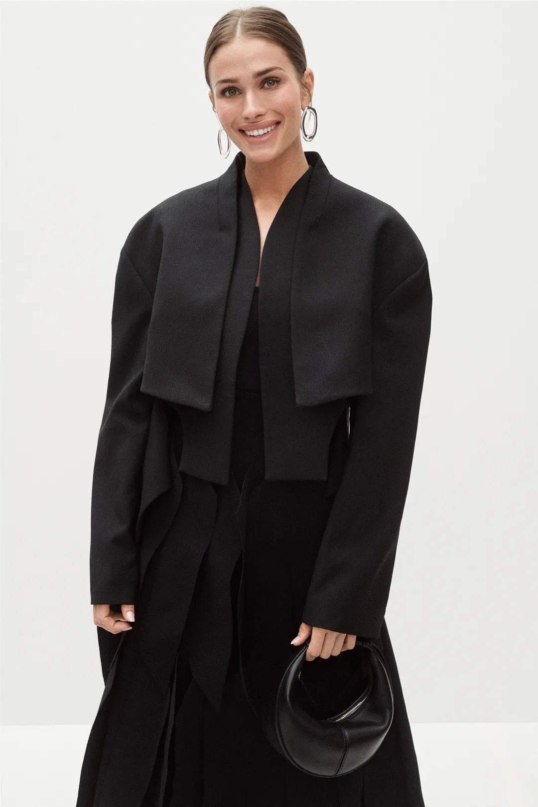 Cut - out Woven Jacket - Luxe Atire