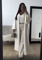 Loose Solid Color Coat - Elegance and Comfort for Cold Days