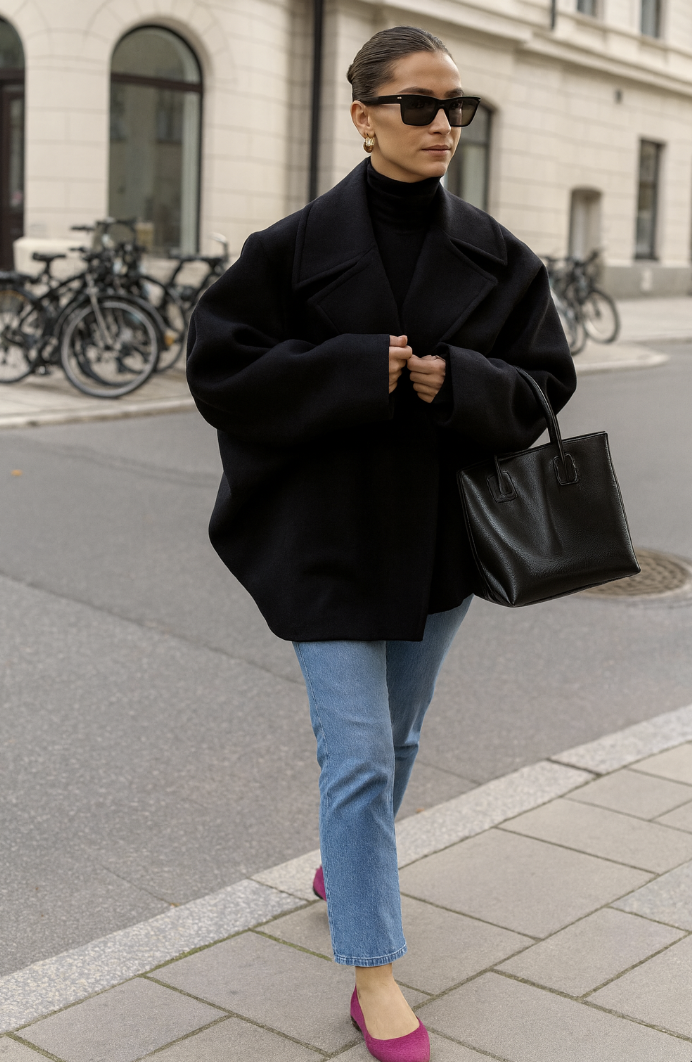 Evelyn Wool Coat – Elegance and Sophistication for Fall and Winter