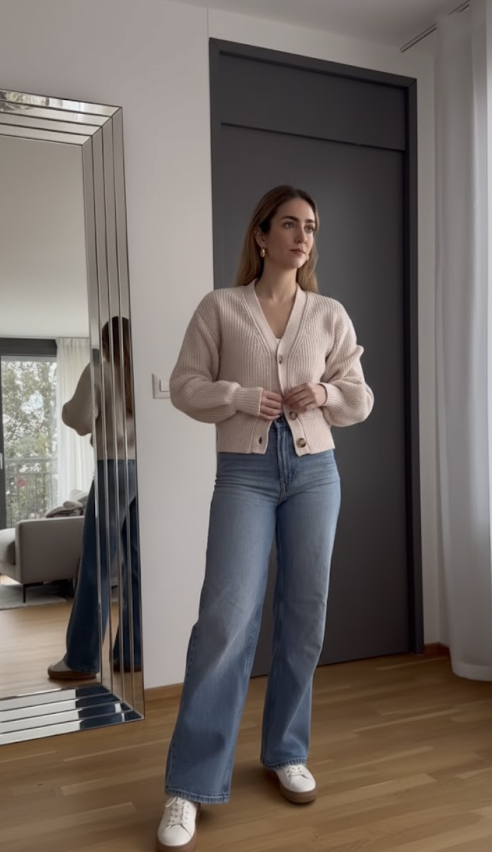 The Harper Long Coat + Denim + Bomber Set