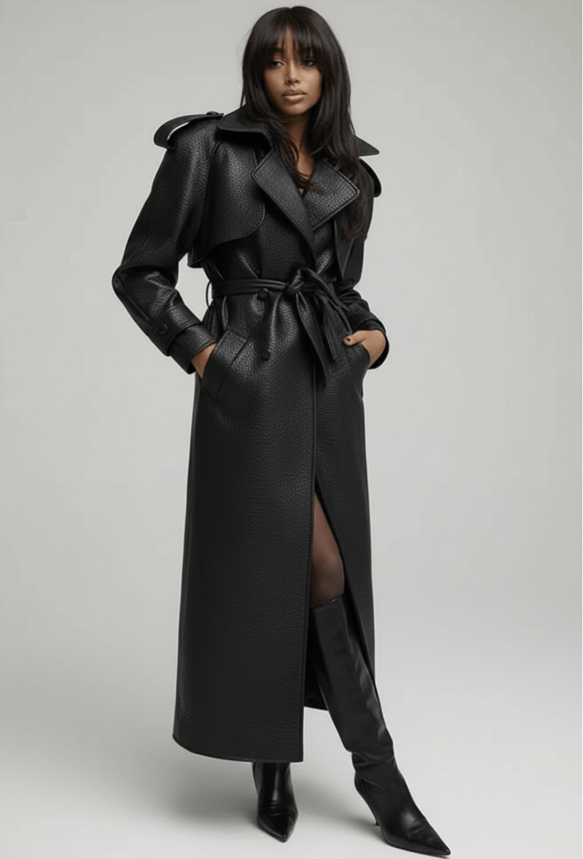 The Valeria Long Coat - Luxe Atire