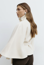 Arlette Belted Cape Jacket
