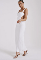 Seraphina Sequin Cut-Out Maxi Dress