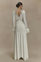 Luna Slinky Lace Maxi Dress