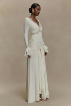 Luna Slinky Lace Maxi Dress