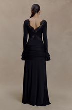 Luna Slinky Lace Maxi Dress