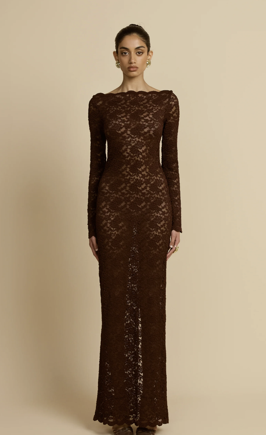 The Allegra Lace Maxi Dress