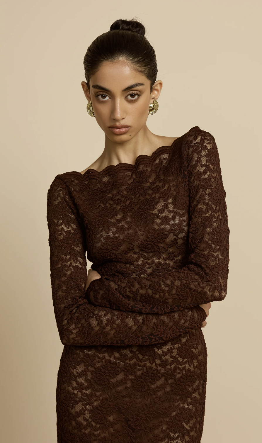 The Allegra Lace Maxi Dress