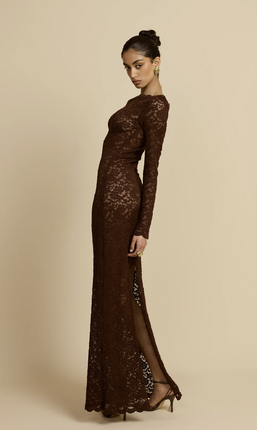 The Allegra Lace Maxi Dress