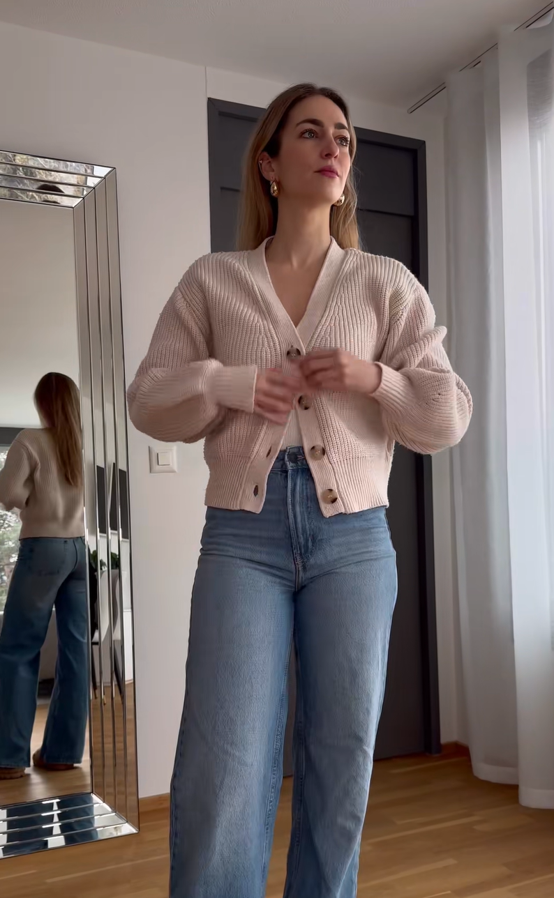 The Harper Long Coat + Denim + Bomber Set