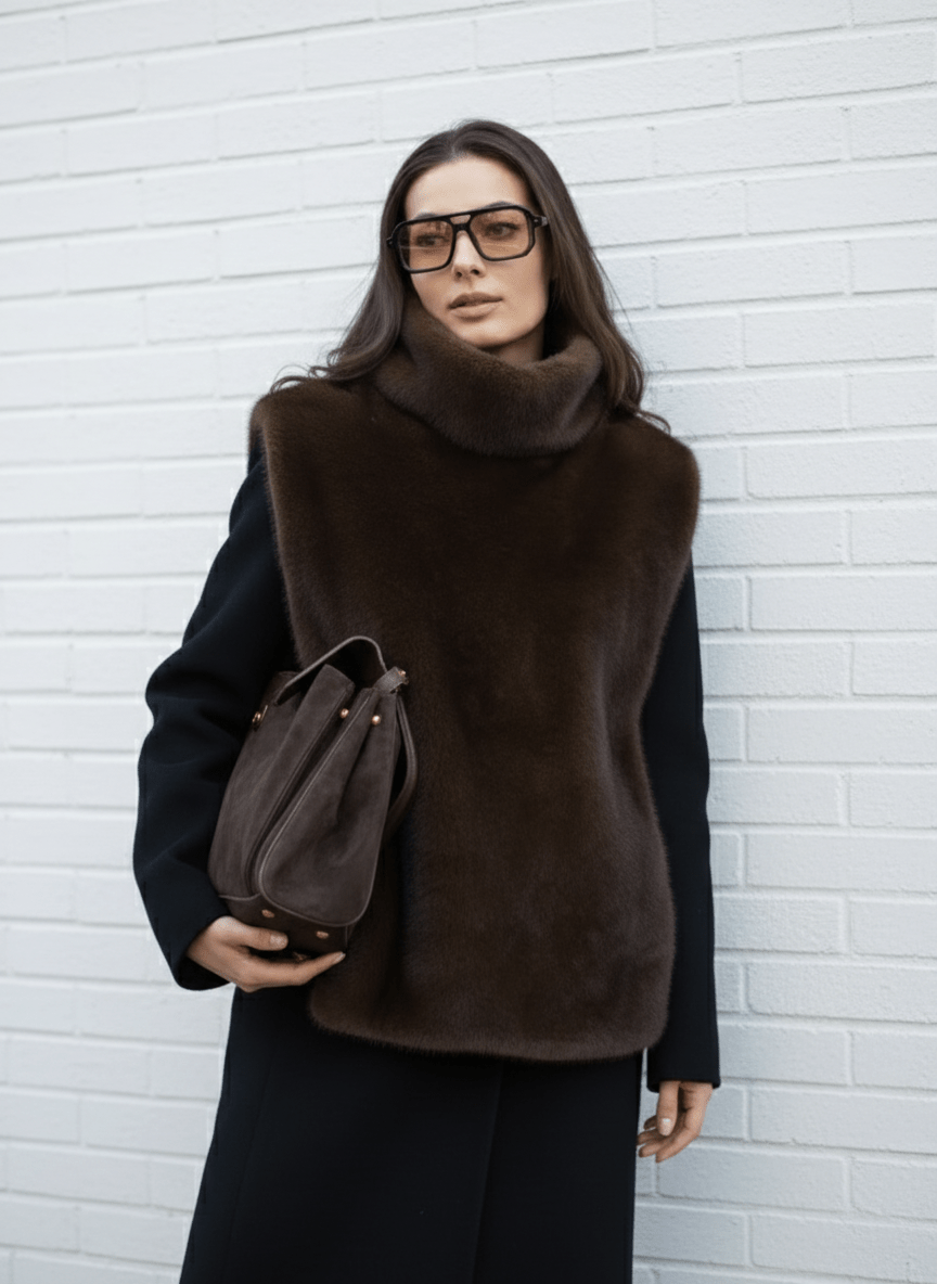 Marlowe Faux - Fur Vest - Luxe Atire