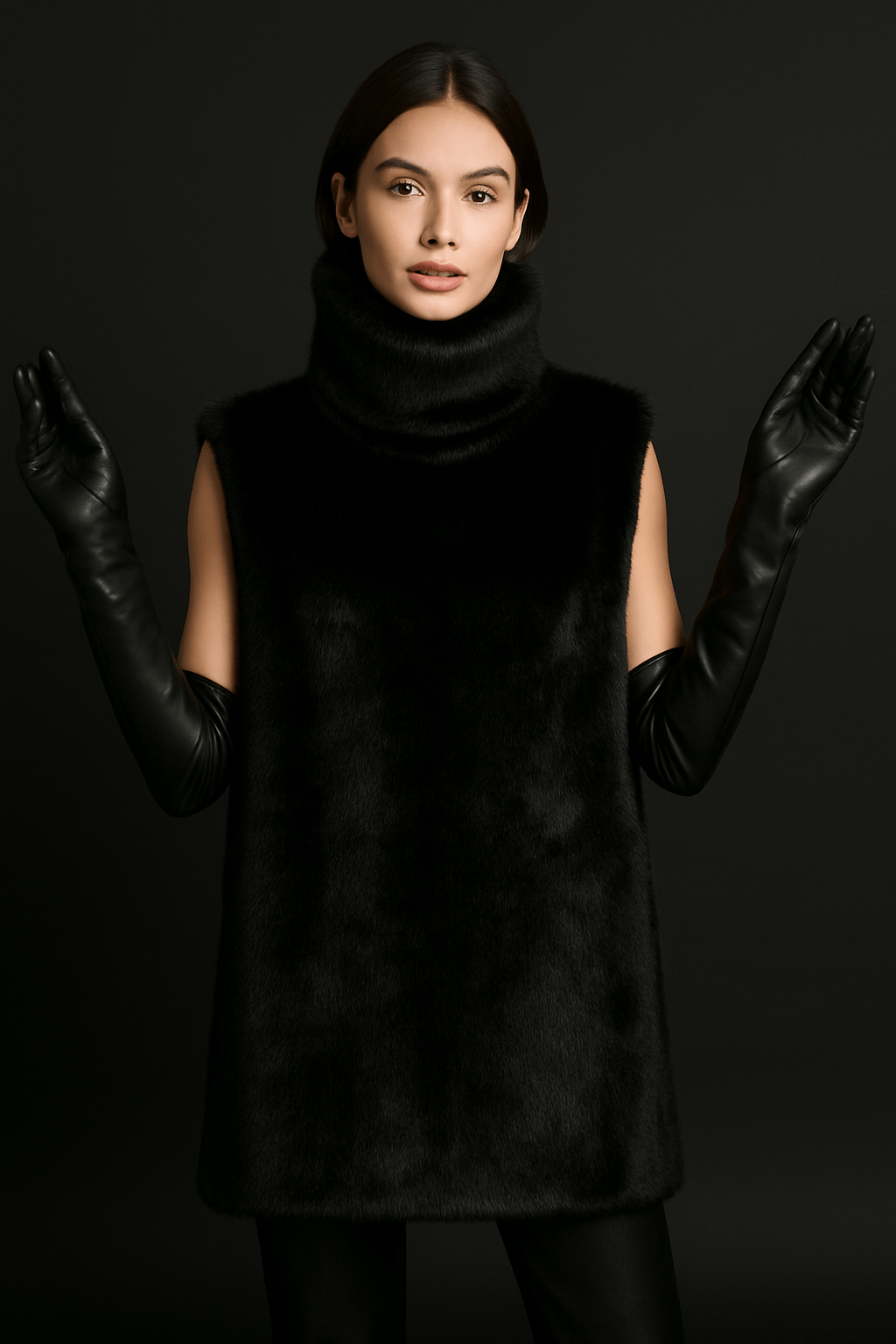 Marlowe Faux - Fur Vest - Luxe Atire