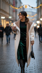 Sofia Coat – Timeless Elegance & Shearling Warmth