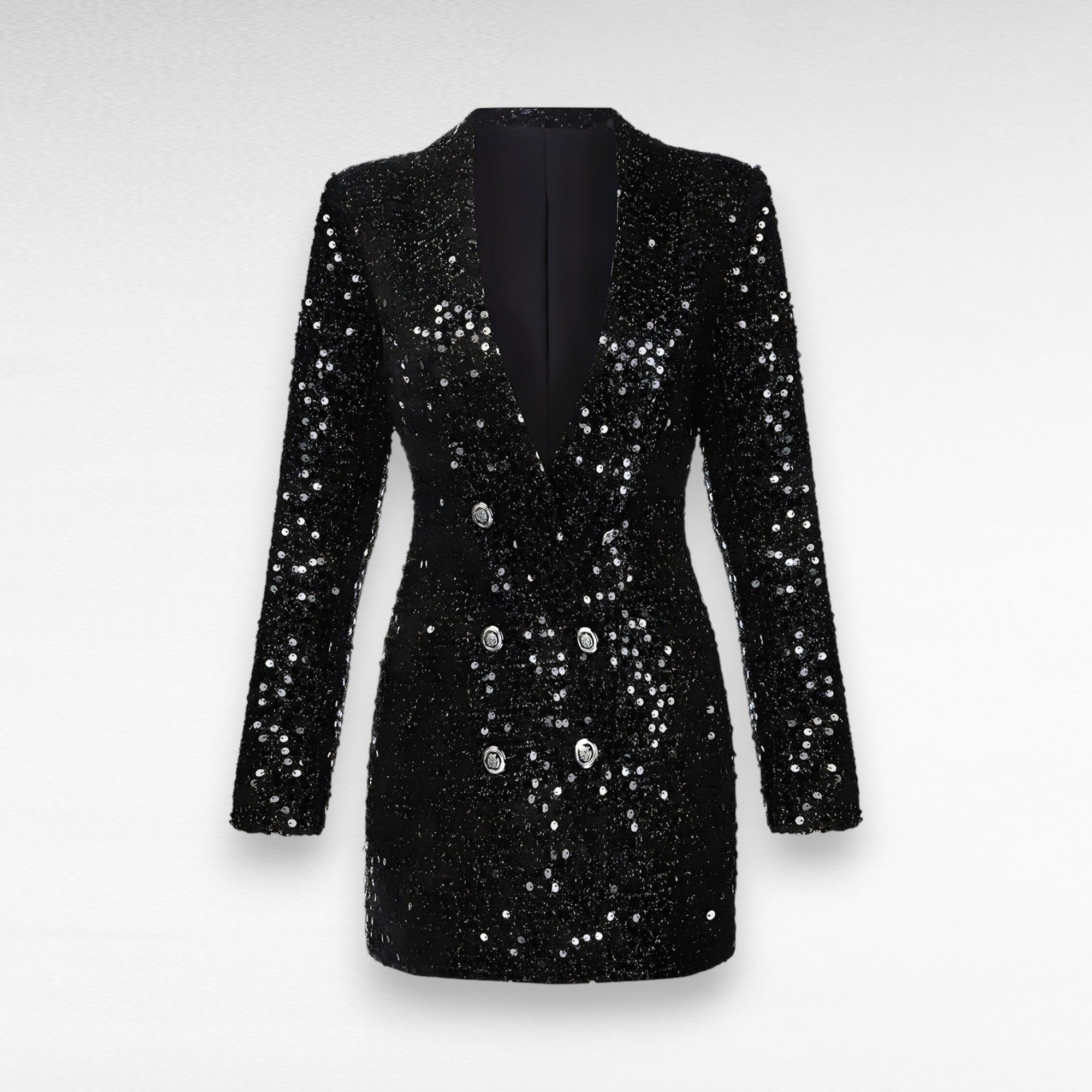 Robinson Sequin Blazer Women - Double-Breasted, Slim Fit