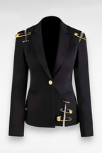 Adamantium Jacket - Golden Pin, Slim Fit