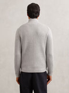 The Townsend Quilted Rib-Knit Funnel-Neck Jacket&nbsp;
