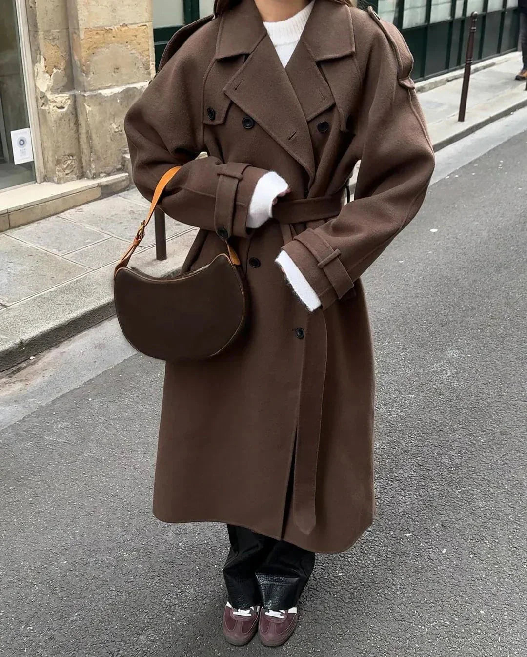 The Renata Classic Brown Coat