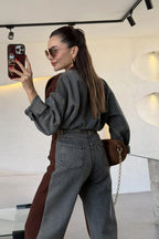 Arlo Patchwork Jacket Set