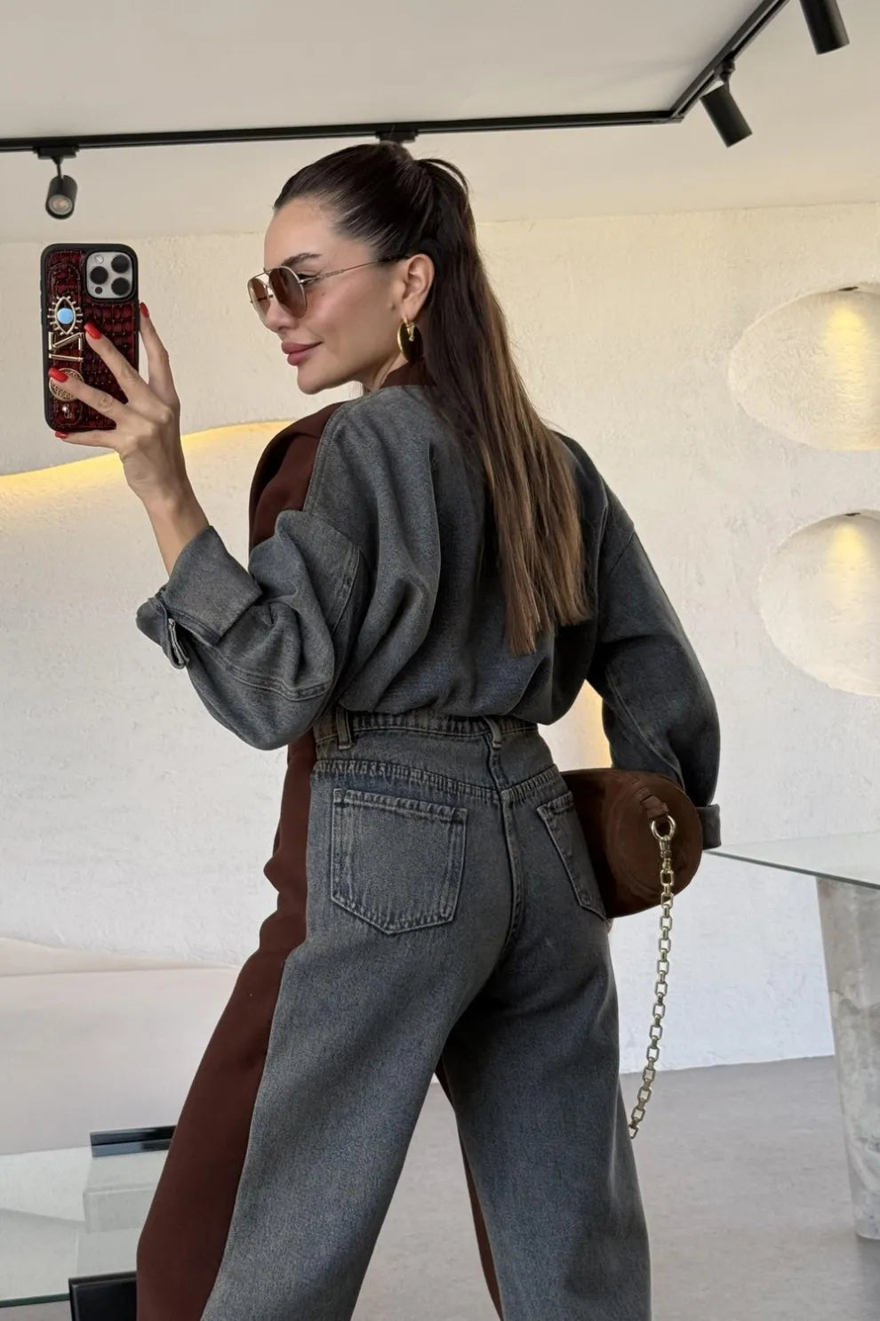 Arlo Patchwork Jacket Set