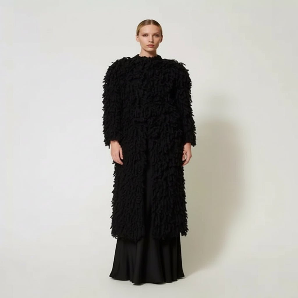 Fringe Statement Coat - Luxe Atire