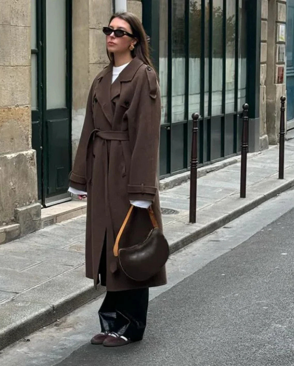 The Renata Classic Brown Coat