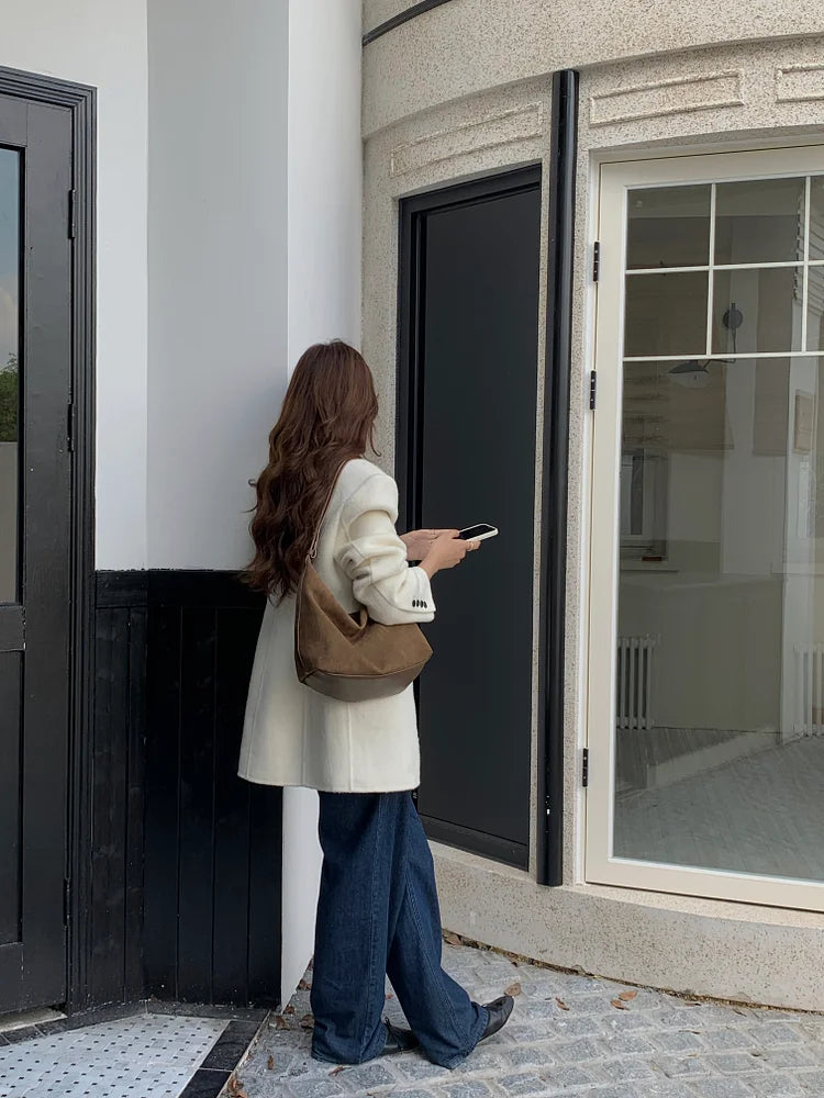 Elisa Women's Wool Blazer - Button, Tailored