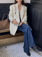 Elisa Women's Wool Blazer - Button, Tailored