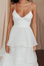 Ethereal Glamour  V-neck dress