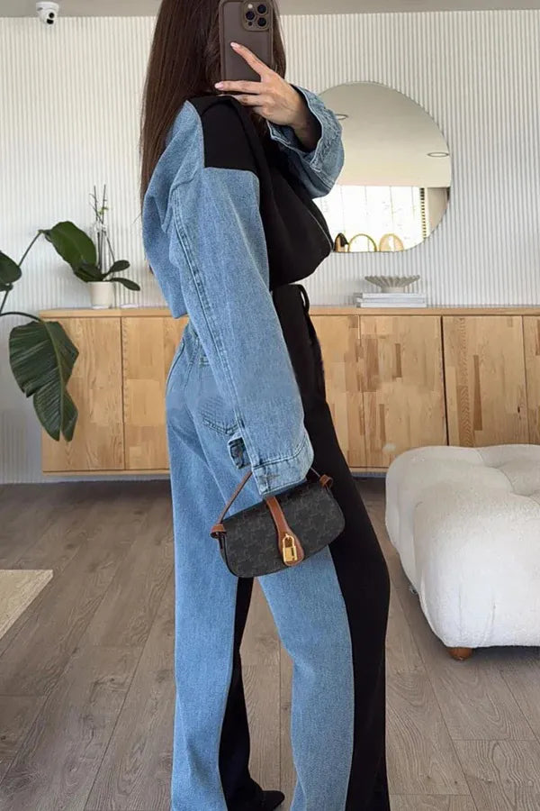 Arlo Patchwork Jacket Set