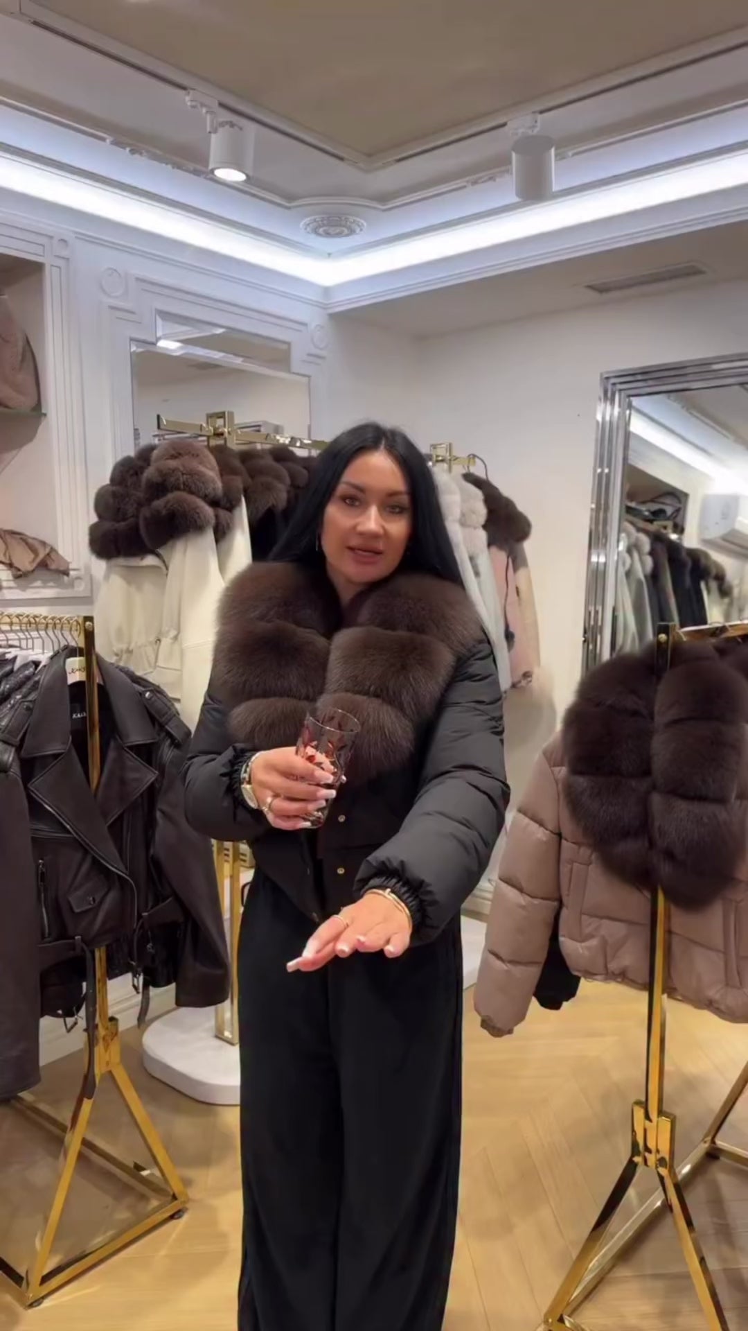 Renée – Fur Collar Puffer Jacket