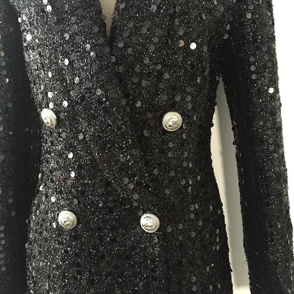 Robinson Sequin Blazer Women - Double-Breasted, Slim Fit