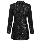 Robinson Sequin Blazer Women - Double-Breasted, Slim Fit